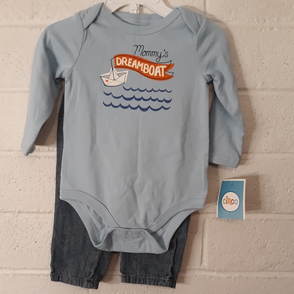 Circo  one piece t-shirt and jeans set